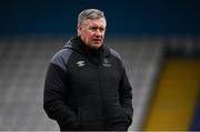 6 March 2021; Waterford manager Kevin Sheedy following the pre-season friendly match between Waterford and Cork City at the RSC in Waterford. Photo by Seb Daly/Sportsfile