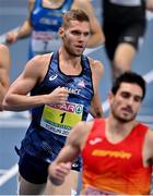 7 March 2021; Kevin Mayer of France competes in the 1000m event of the Men's Heptathlon during the second session on day three of the European Indoor Athletics Championships at Arena Torun in Torun, Poland. Photo by Sam Barnes/Sportsfile