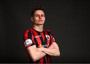 6 March 2021; Paddy Kirk during a Longford Town FC portraits session ahead of the 2021 SSE Airtricity League Premier Division season at Bishopsgate in Longford. Photo by Harry Murphy/Sportsfile
