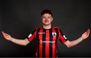 6 March 2021; Callum Thompson during a Longford Town FC portraits session ahead of the 2021 SSE Airtricity League Premier Division season at Bishopsgate in Longford. Photo by Harry Murphy/Sportsfile
