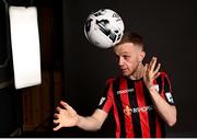 6 March 2021; Dean Byrne during a Longford Town FC portraits session ahead of the 2021 SSE Airtricity League Premier Division season at Bishopsgate in Longford. Photo by Harry Murphy/Sportsfile