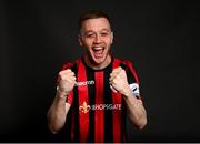 6 March 2021; Dean Byrne during a Longford Town FC portraits session ahead of the 2021 SSE Airtricity League Premier Division season at Bishopsgate in Longford. Photo by Harry Murphy/Sportsfile