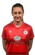 5 March 2021; Rachel Graham during a Shelbourne portrait session ahead of the 2021 SSE Airtricity Women's National League season at Tolka Park in Dublin. Photo by Stephen McCarthy/Sportsfile