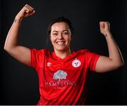 5 March 2021; Noelle Murray during a Shelbourne portrait session ahead of the 2021 SSE Airtricity Women's National League season at Tolka Park in Dublin. Photo by Stephen McCarthy/Sportsfile