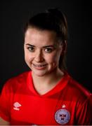 5 March 2021; Emily Whelan during a Shelbourne portrait session ahead of the 2021 SSE Airtricity Women's National League season at Tolka Park in Dublin. Photo by Stephen McCarthy/Sportsfile