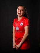 5 March 2021; Jessica Ziu during a Shelbourne portrait session ahead of the 2021 SSE Airtricity Women's National League season at Tolka Park in Dublin. Photo by Stephen McCarthy/Sportsfile