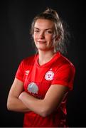 5 March 2021; Saoirse Noonan during a Shelbourne portrait session ahead of the 2021 SSE Airtricity Women's National League season at Tolka Park in Dublin. Photo by Stephen McCarthy/Sportsfile