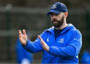 8 March 2021; Contact Skills Coach Hugh Hogan during Leinster Rugby squad training at UCD in Dublin. Photo by Ramsey Cardy/Sportsfile
