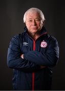 5 March 2021; Coach Joey Malone during a Shelbourne portrait session ahead of the 2021 SSE Airtricity Women's National League season at Tolka Park in Dublin. Photo by Stephen McCarthy/Sportsfile