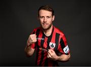 6 March 2021; Dean Zambra during a Longford Town FC portraits session ahead of the 2021 SSE Airtricity League Premier Division season at Bishopsgate in Longford. Photo by Harry Murphy/Sportsfile