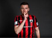 6 March 2021; Joe Gorman during a Longford Town FC portraits session ahead of the 2021 SSE Airtricity League Premier Division season at Bishopsgate in Longford. Photo by Harry Murphy/Sportsfile