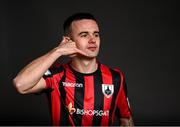 6 March 2021; Dylan Grimes during a Longford Town FC portraits session ahead of the 2021 SSE Airtricity League Premier Division season at Bishopsgate in Longford. Photo by Harry Murphy/Sportsfile