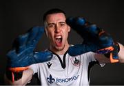 6 March 2021; Luke Dennison during a Longford Town FC portraits session ahead of the 2021 SSE Airtricity League Premier Division season at Bishopsgate in Longford. Photo by Harry Murphy/Sportsfile