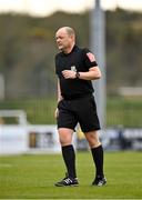 6 March 2021; Referee Graham Kelly during the pre-season friendly match between Waterford and Cork City at the RSC in Waterford. Photo by Seb Daly/Sportsfile