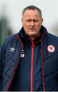 6 March 2021; St Patrick’s Athletic manager Alan Matthews during the Pre-Season Friendly match between St Patrick’s Athletic and Cobh Ramblers at the FAI National Training Centre in Abbotstown, Dublin. Photo by Matt Browne/Sportsfile