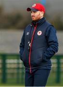 6 March 2021; St Patrick’s Athletic head coach Stephen O'Donnell during the Pre-Season Friendly match between St Patrick’s Athletic and Cobh Ramblers at the FAI National Training Centre in Abbotstown, Dublin. Photo by Matt Browne/Sportsfile