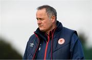 6 March 2021; St Patrick’s Athletic manager Alan Matthews during the Pre-Season Friendly match between St Patrick’s Athletic and Cobh Ramblers at the FAI National Training Centre in Abbotstown, Dublin. Photo by Matt Browne/Sportsfile
