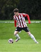 6 March 2021; Patrick Ferry of Derry City during the Pre-Season Friendly match between Bohemians and Derry City at the AUL Complex in Clonshaugh, Dublin. Photo by Piaras Ó Mídheach/Sportsfile