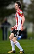 6 March 2021; William Fitzgerald of Derry City during the Pre-Season Friendly match between Bohemians and Derry City at the AUL Complex in Clonshaugh, Dublin. Photo by Piaras Ó Mídheach/Sportsfile