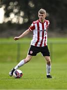 6 March 2021; Ciaron Harkin of Derry City during the Pre-Season Friendly match between Bohemians and Derry City at the AUL Complex in Clonshaugh, Dublin. Photo by Piaras Ó Mídheach/Sportsfile