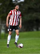 6 March 2021; Darren Cole of Derry City during the Pre-Season Friendly match between Bohemians and Derry City at the AUL Complex in Clonshaugh, Dublin. Photo by Piaras Ó Mídheach/Sportsfile