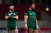 5 March 2021; Bundee Aki of Connacht during the Guinness PRO14 match between Munster and Connacht at Thomond Park in Limerick. Photo by David Fitzgerald/Sportsfile