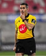 6 March 2021; Referee Frank Murphy during the Guinness PRO14 match between Ulster and Leinster at Kingspan Stadium in Belfast. Photo by Ramsey Cardy/Sportsfile