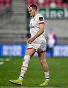 6 March 2021; Jacob Stockdale of Ulster during the Guinness PRO14 match between Ulster and Leinster at Kingspan Stadium in Belfast. Photo by Ramsey Cardy/Sportsfile