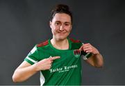 9 March 2021; Becky Cassin during a Cork City portrait session ahead of the 2021 SSE Airtricity Women's National League season at Bishopstown Stadium in Cork. Photo by Eóin Noonan/Sportsfile