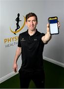 10 March 2021; Former Dublin Hurler Joey Boland is photographed at his Sport Physio Ireland practice at the launch the new virtual AIG Health Plus portal which offers free membership at www.aig.ie/dubgym for all Dublin GAA club players and members to a unique physiotherapy-led fitness and health online resource that includes virtual gym membership. Photo by Harry Murphy/Sportsfile