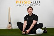 10 March 2021; Former Dublin Hurler Joey Boland is photographed at his Sport Physio Ireland practice at the launch the new virtual AIG Health Plus portal which offers free membership at www.aig.ie/dubgym for all Dublin GAA club players and members to a unique physiotherapy-led fitness and health online resource that includes virtual gym membership. Photo by Harry Murphy/Sportsfile