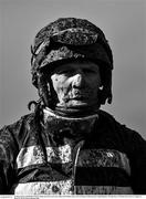11 March 2021; (EDITOR'S NOTE; Image has been converted to Black and White) Jockey Kevin Brouder following the Leugh Beginners Steeplechase at Thurles Racecourse in Tipperary. Photo by David Fitzgerald/Sportsfile
