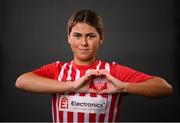 8 March 2021; Jenna Slattery during a Treaty United portrait session ahead of the 2021 SSE Airtricity Women's National League season at University of Limerick in Limerick. Photo by Stephen McCarthy/Sportsfile