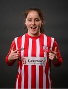 8 March 2021; Aoife Horgan during a Treaty United portrait session ahead of the 2021 SSE Airtricity Women's National League season at University of Limerick in Limerick. Photo by Stephen McCarthy/Sportsfile