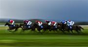 11 March 2021; Runners and riders in action during the Ballagh Flat Race at Thurles Racecourse in Tipperary. Photo by David Fitzgerald/Sportsfile