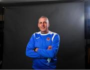 11 March 2021; Cobh Ramblers manager Stuart Ashton during a Cobh Ramblers FC portrait session ahead of the 2021 SSE Airtricity League First Division season at Mayfield United FC in Cork.  Photo by Eóin Noonan/Sportsfile