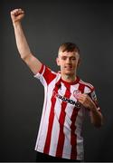 11 March 2021; Ciaron Harkin during a Derry City portrait session ahead of the 2021 SSE Airtricity League Premier Division season at Ryan McBride Bradywell Stadium in Derry.  Photo by Stephen McCarthy/Sportsfile