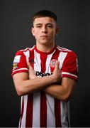 11 March 2021; Jack Malone during a Derry City portrait session ahead of the 2021 SSE Airtricity League Premier Division season at Ryan McBride Bradywell Stadium in Derry.  Photo by Stephen McCarthy/Sportsfile