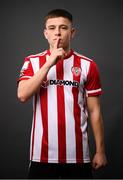 11 March 2021; Jack Malone during a Derry City portrait session ahead of the 2021 SSE Airtricity League Premier Division season at Ryan McBride Bradywell Stadium in Derry.  Photo by Stephen McCarthy/Sportsfile