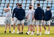 12 March 2021; Leinster players inspect the pitch ahead of the Guinness PRO14 match between Zebre and Leinster at Stadio Sergio Lanfranchi in Parma, Italy. Photo by Roberto Bregani/Sportsfile