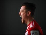 11 March 2021; David Parkhouse during a Derry City portrait session ahead of the 2021 SSE Airtricity League Premier Division season at Ryan McBride Bradywell Stadium in Derry.  Photo by Stephen McCarthy/Sportsfile