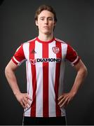 11 March 2021; William Fitzgerald during a Derry City portrait session ahead of the 2021 SSE Airtricity League Premier Division season at Ryan McBride Bradywell Stadium in Derry.  Photo by Stephen McCarthy/Sportsfile