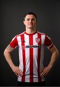 11 March 2021; Ciarán Coll during a Derry City portrait session ahead of the 2021 SSE Airtricity League Premier Division season at Ryan McBride Bradywell Stadium in Derry.  Photo by Stephen McCarthy/Sportsfile