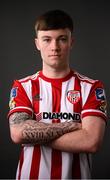 11 March 2021; Caolan McLaughlin during a Derry City portrait session ahead of the 2021 SSE Airtricity League Premier Division season at Ryan McBride Bradywell Stadium in Derry.  Photo by Stephen McCarthy/Sportsfile