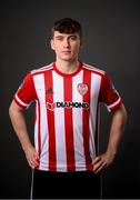 11 March 2021; Micheal Glynn during a Derry City portrait session ahead of the 2021 SSE Airtricity League Premier Division season at Ryan McBride Bradywell Stadium in Derry.  Photo by Stephen McCarthy/Sportsfile