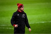 12 March 2021; Munster head coach Johann van Graan prior to the Guinness PRO14 match between Munster and Scarlets at Thomond Park in Limerick. Photo by Ramsey Cardy/Sportsfile