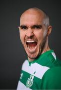 13 March 2021; Joey O'Brien during a Shamrock Rovers portrait session ahead of the 2021 SSE Airtricity League Premier Division season at Tallaght Stadium in Dublin.  Photo by Stephen McCarthy/Sportsfile