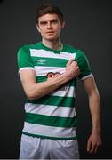 13 March 2021; Sean Gannon during a Shamrock Rovers portrait session ahead of the 2021 SSE Airtricity League Premier Division season at Tallaght Stadium in Dublin.  Photo by Stephen McCarthy/Sportsfile