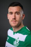 13 March 2021; Aaron Greene during a Shamrock Rovers portrait session ahead of the 2021 SSE Airtricity League Premier Division season at Tallaght Stadium in Dublin.  Photo by Stephen McCarthy/Sportsfile