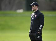 6 March 2021; Derry City fitness & conditioning coach Kevin McCreadie before the Pre-Season Friendly match between Bohemians and Derry City at the AUL Complex in Clonshaugh, Dublin. Photo by Piaras Ó Mídheach/Sportsfile